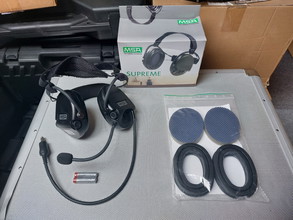 Image pour MSA Sordin Supreme MIL CC aktiver Militär Gehörschützer, Nackenband, Gelkissen.