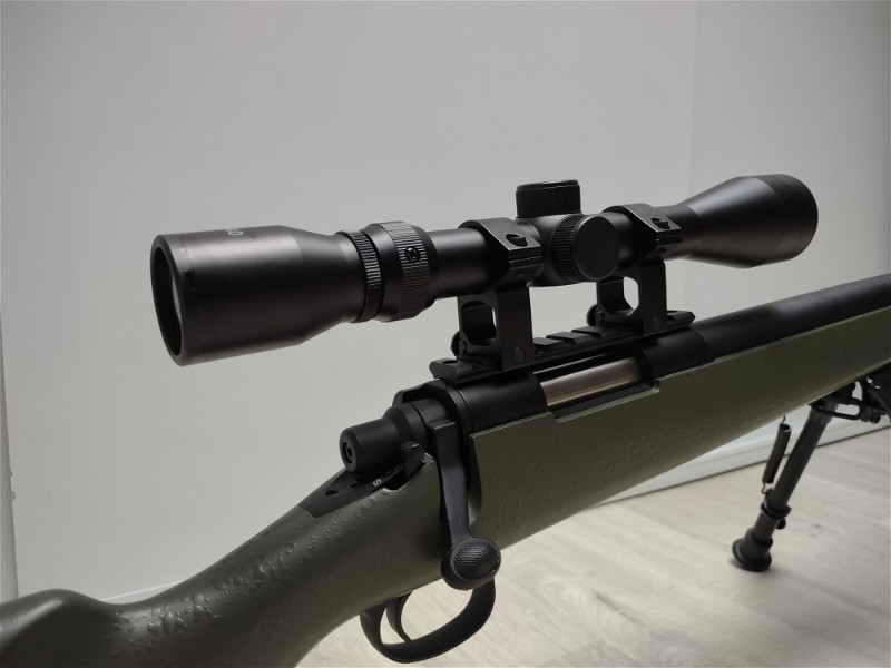 Afbeelding 1 van SW-10 Sniper black met scope en bipod + upgrade set