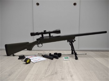 Afbeelding 3 van SW-10 Sniper black met scope en bipod + upgrade set