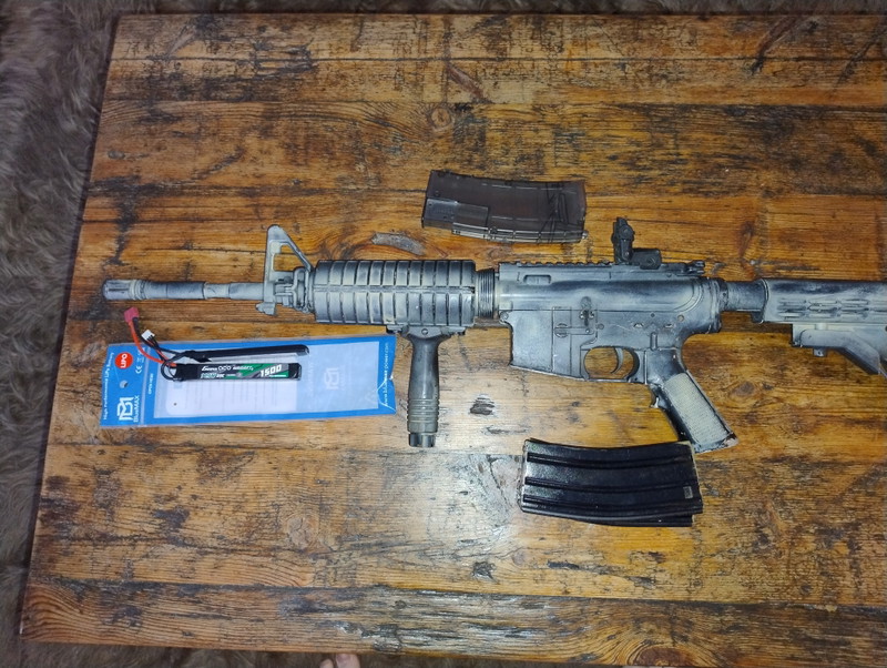 Image 1 for King Arms Aluminum Body Navy Seal M4A1 AEG