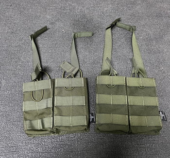 Bild 2 für Invader Gear Single & Double M4 Pouches - Olive Drab