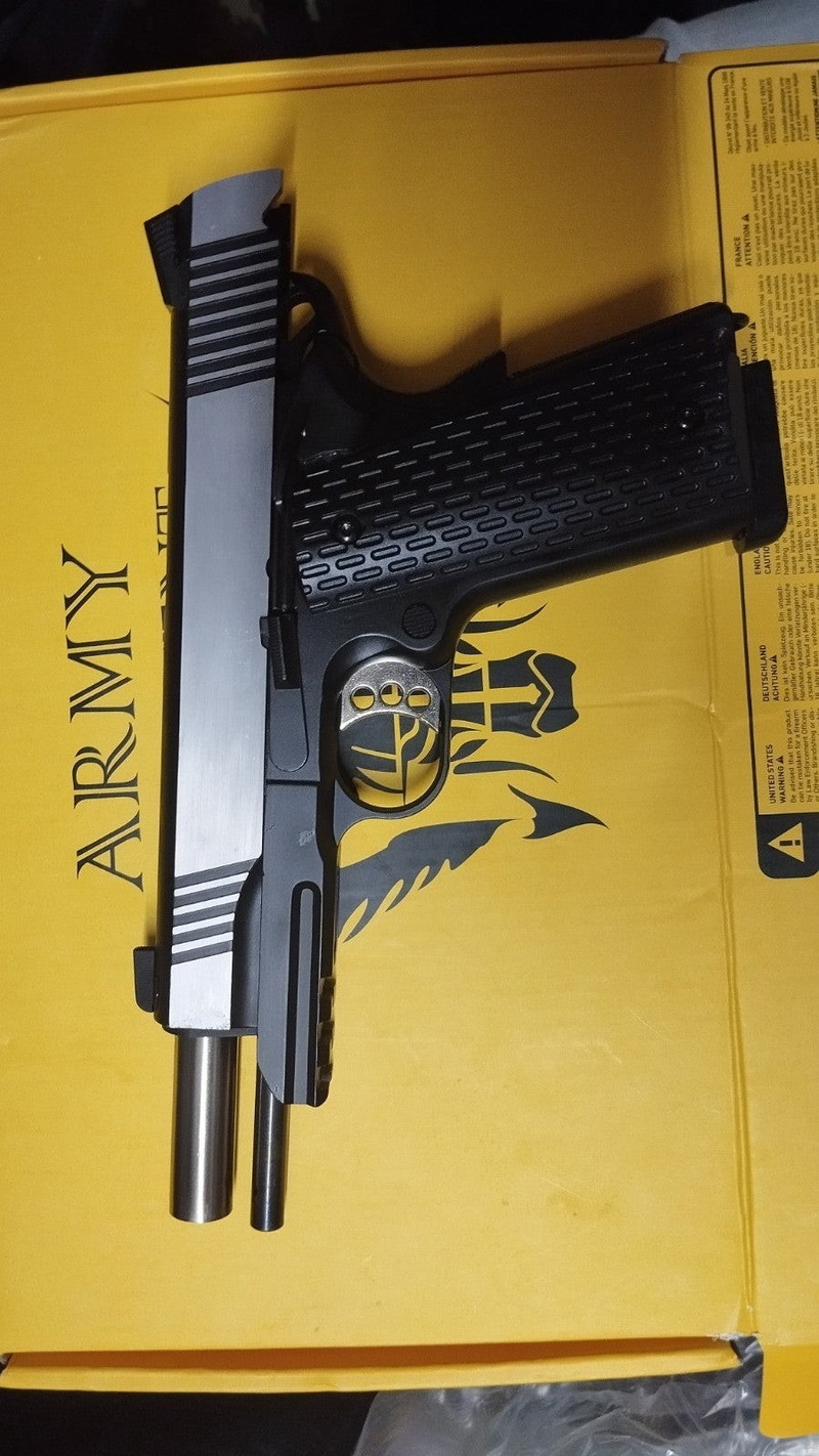 Image 1 for 1911 army armement gas pistool