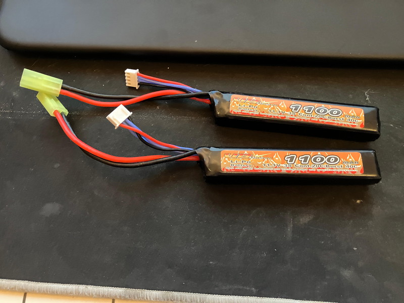 Bild 1 für 2x vb power 1100mah lipo 11.1v (20C / 40C) mini tamiya