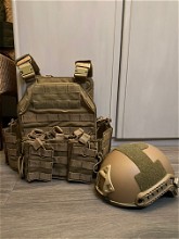 Image for HELM + PLATE CARRIER TAN