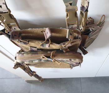 Image 4 pour YAKEDA Tactical Chest Mini Rig Vest with Magazine Pouch Adjustable Detachable Laser-cutting Molle M