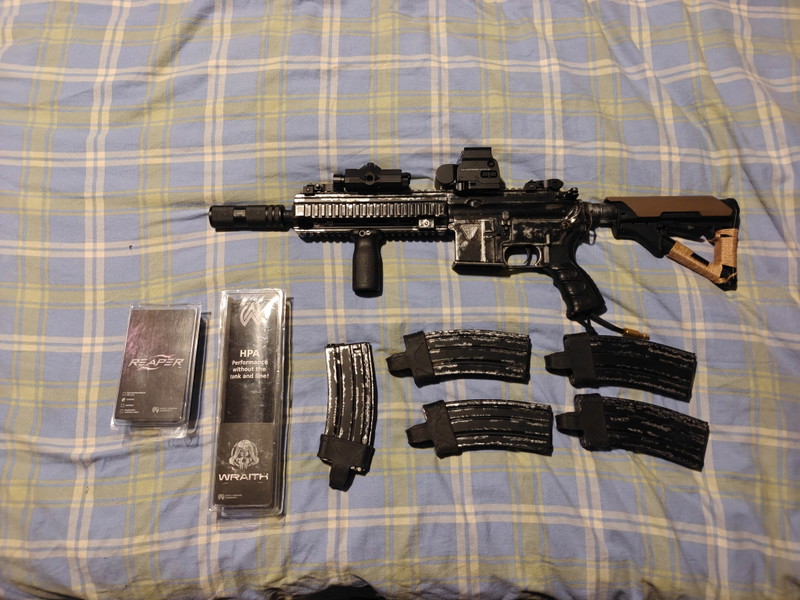 Image 1 for G&G top tech hk 416 met reaper v2 en wraith stock