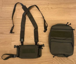 Afbeelding van Nearly new chestrig + backpack set
