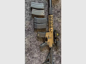 Image pour VFC Avalon Saber CQB Vollmet- all S-AEG 6mm BB tan