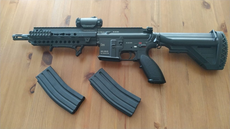 Image 1 pour TM HK416 Delta met reddot en 2 magazijnen