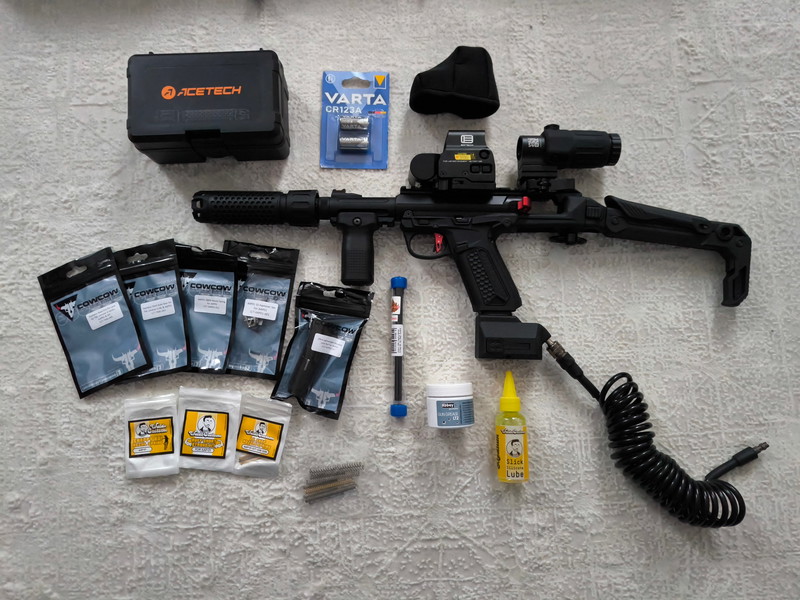 Image 1 pour AAP-01 with ACETech Predator Blaster MS Tracer Unit MK III, EO-TECH 558 + G43 Magnifier and HPA Adapter