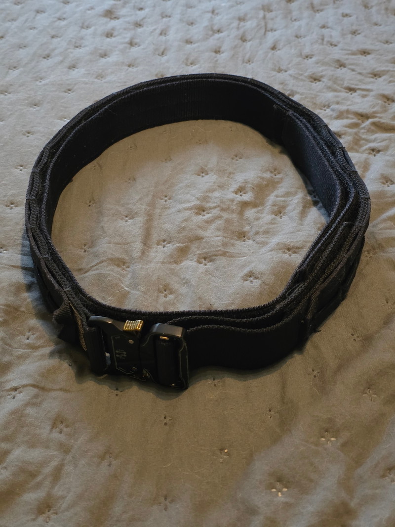 Image 1 for Black Tactical Belt - Micro Mole + Velcro - Corso