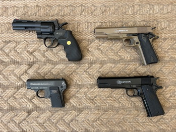 Image 2 for 15 stuks replicas spring 0.5J HK SIG SAUER COLT CZ FN
