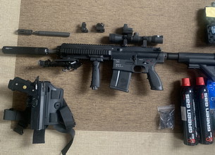 Afbeelding van VFC HK417 GBB + Wei ETech Hi-Capa + Holster