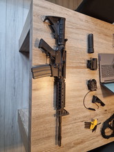 Imagen para m4 ris 14.5 gbb cybergun/colt C02 +H&K mp7 v2 gen2 gbb/ green gas + clock 17 gen 4 gbb/ co2+ toebehoren.