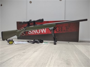 Afbeelding 3 van SW-10 Sniper green met scope en bipod (geüpgrade versie)