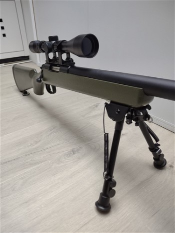 Afbeelding 4 van SW-10 Sniper green met scope en bipod (geüpgrade versie)