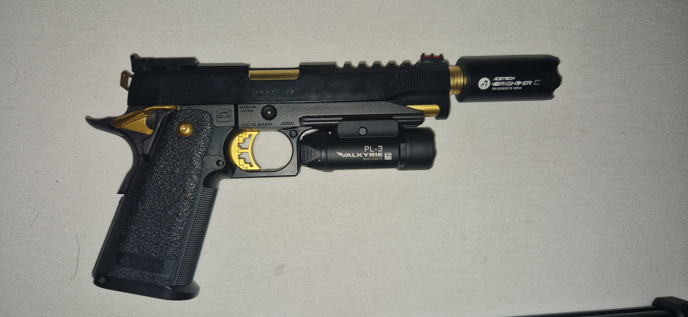Tokyo Marui Hi-Capa Gold Match + Dye i4 Full Facemask