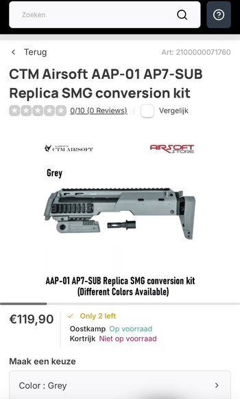 Afbeelding 5 van AAP met mp7 kit