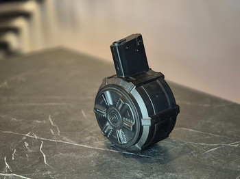 Imagen 3 de M4/M16 | 2300rds | AEG | Drum Magazijn | Manual Winding | G&G