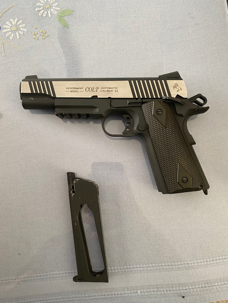 Bild 1 für 1911 Colt Blowback Pistol Co2