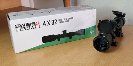 Bild für Swiss Arms Rifle Scope 4x32 Illuminated Reticle