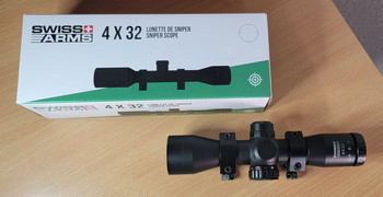 Image 2 for Swiss Arms Rifle Scope 4x32 Illuminated Reticle