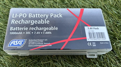 Image pour ASG Li-Po accu 7.4V 1000mAh 30C