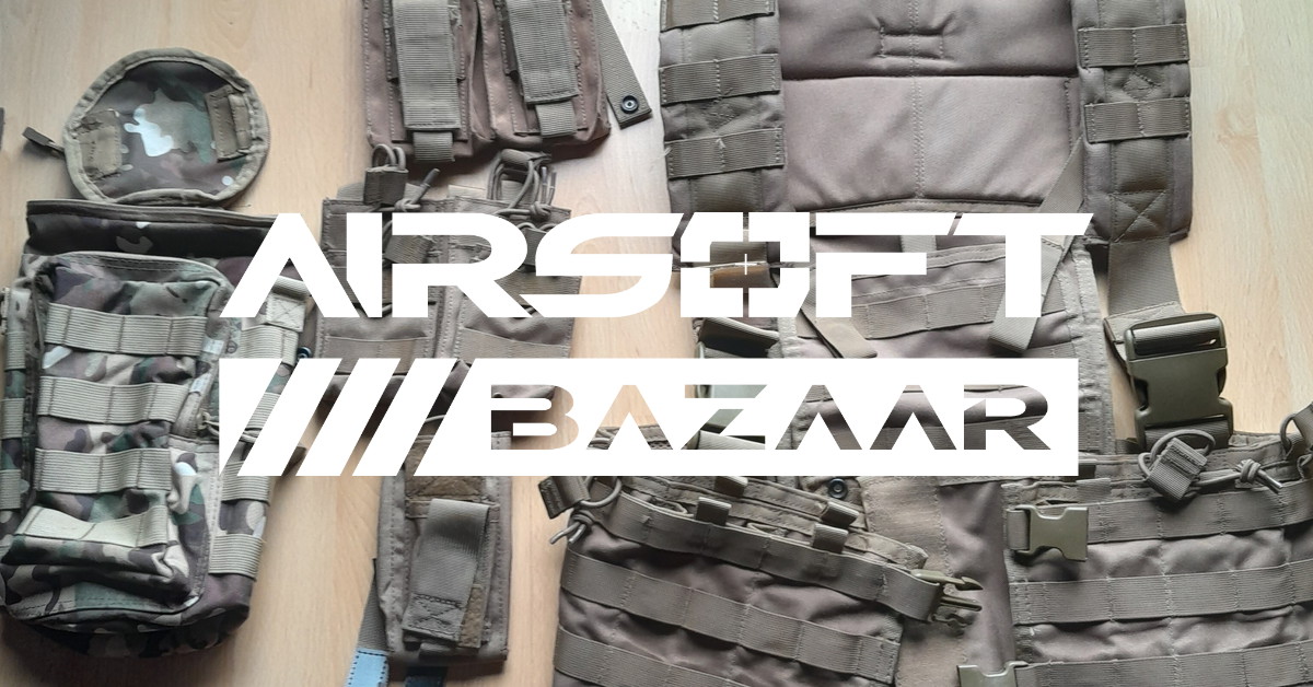 Condor tactical vest + midcap pouches en hpa rugzak - Airsoft Bazaar