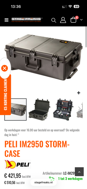 Afbeelding 4 van Peli case im2950