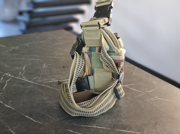 Bild 2 für Universele beenholster met Belgische camo  Fostex BDU