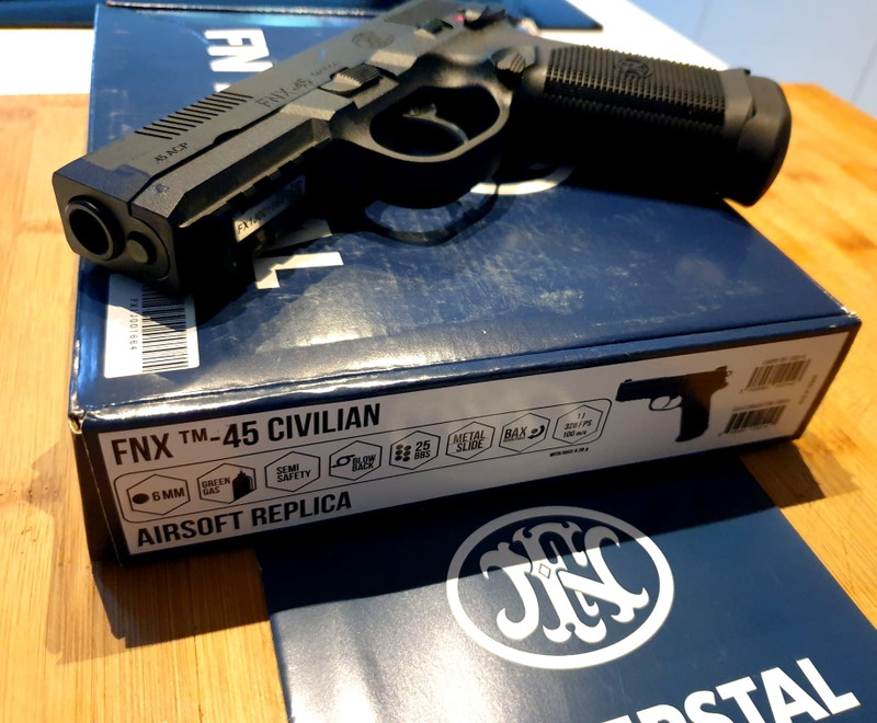 Image 1 for FN Herstal FNX-45 Civilian GBB VFC (new in the box)