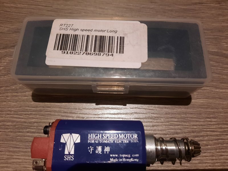 Afbeelding 1 van SHS High Speed Long Type Motor for Airsoft AEGs