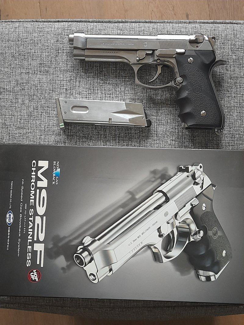 Imagen 1 de Tokyo Marui M92F Chrome Stainless