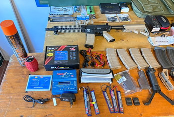 Image 4 pour Komplettset S-AEG G&G CM18 Mod1 - Gate Titan - PenCott Wildwood Gear & Zubehör - Neuwertig