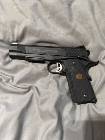 Imagen 2 de Airsoft Pistole 1911 STI TAC MASTER (Gas Blow Back) + 3 Magazine + Holster