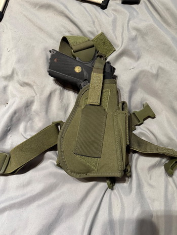 Imagen 5 de Airsoft Pistole 1911 STI TAC MASTER (Gas Blow Back) + 3 Magazine + Holster