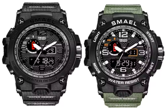 Image pour Militair horloge quartz waterdicht in zwart of groen