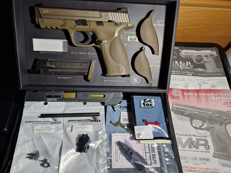 Image 1 for Tokyo Marui M&P9 diverse custom onderdelen