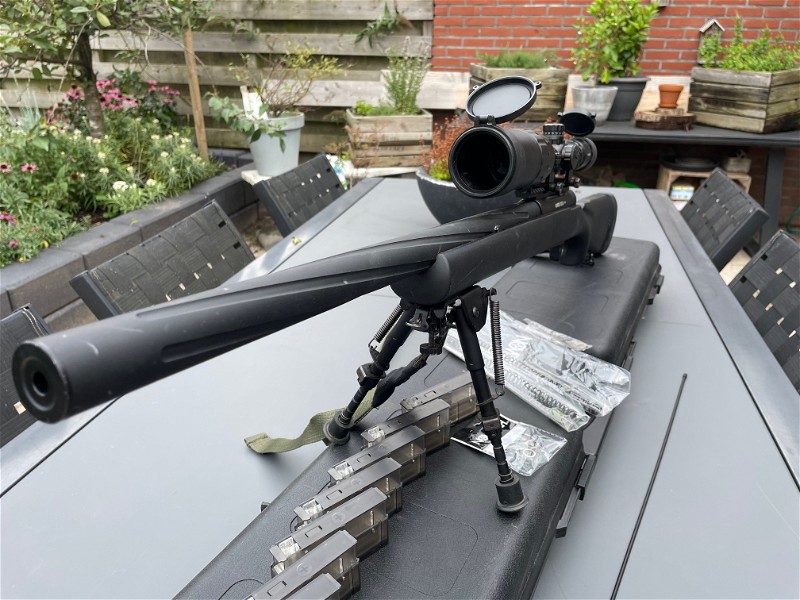 Image 1 for Novritch ssg24 sniper met scope en accessoires