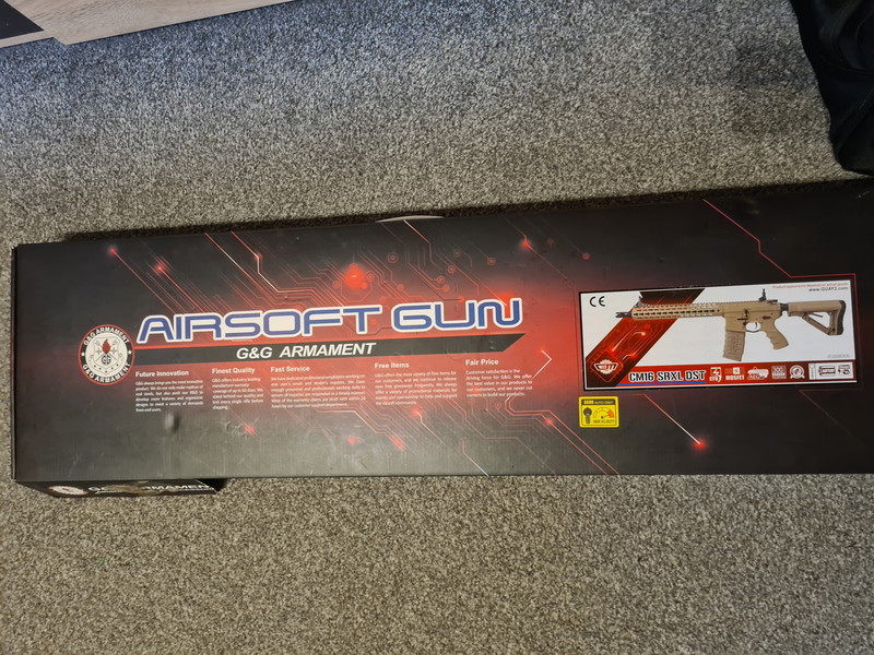 Afbeelding 1 van G&G CM16 SRXL E.T.U AIRSOFT S-AEG (DESERT)