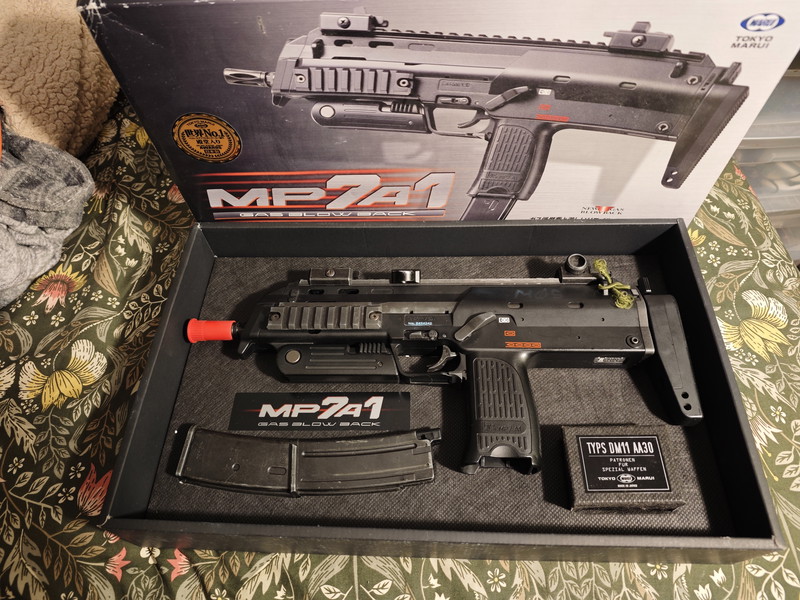 Imagen 1 de MP7 Tokio Marui GBB + Aluminium cnc 7075 chassis