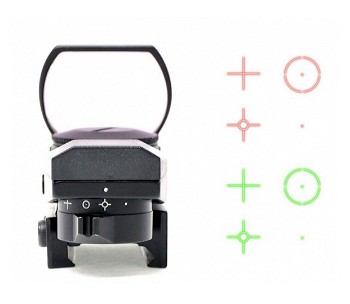 Image 2 for MULTI RETICLE RED/GREEN DOT | BLACK | AIM-O