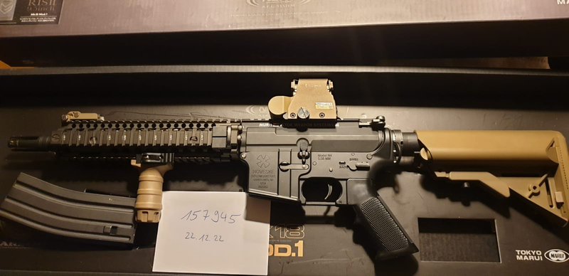 Afbeelding 1 van Tokyo Marui Mk18 NGRS with Noveske Body