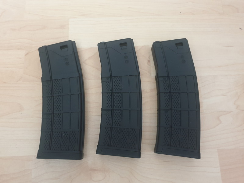 Afbeelding 1 van 3x Battle Axe HK416 magazijnen