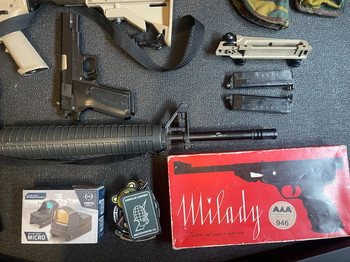 Imagen 4 de LOT Stopzetting Hobby, G&G, AGM, Smith & Wesson, Milady... Met Accessoires