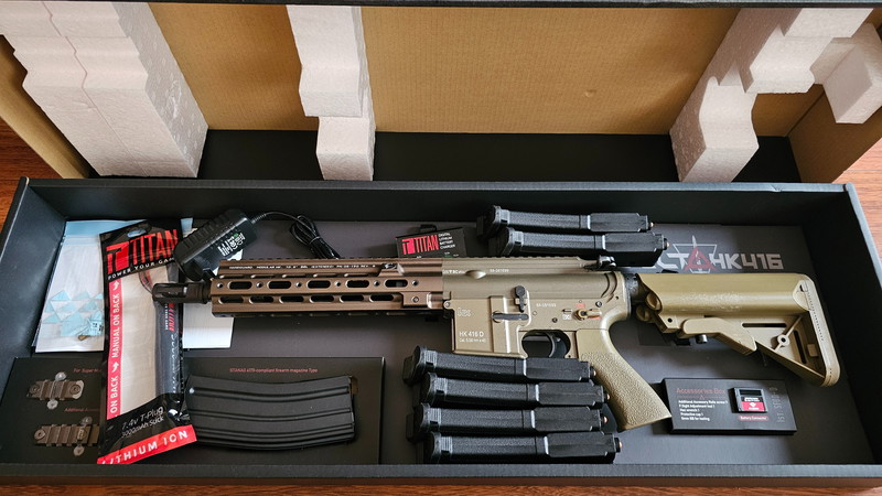 Image 1 pour HK416D FDE Tokyo Marui Full Upgrade by OPS-store