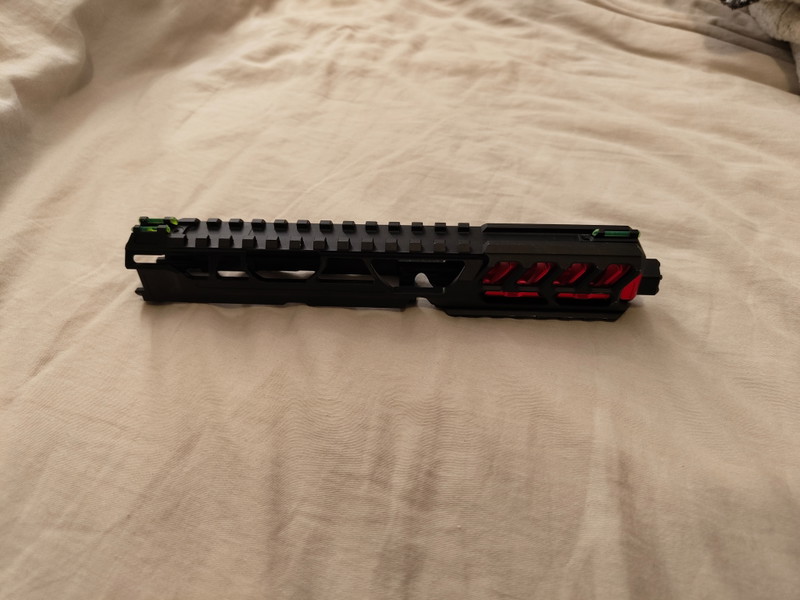 Image 1 for CTM TAC AAP-01 CNC UPPER FUKU 2 the cutout version in black and red