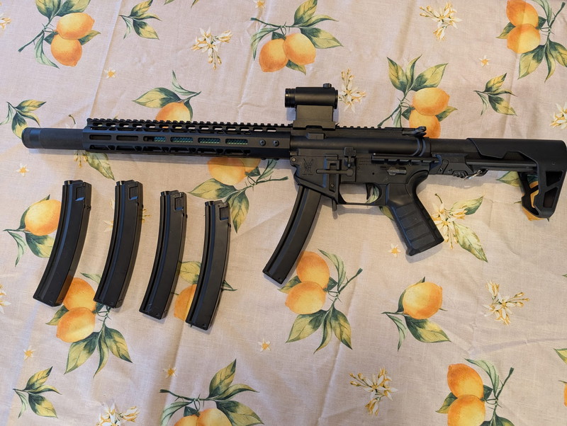 Imagen 1 de King Arms PDW SBR Custom AEG met brushless motor & mosfet