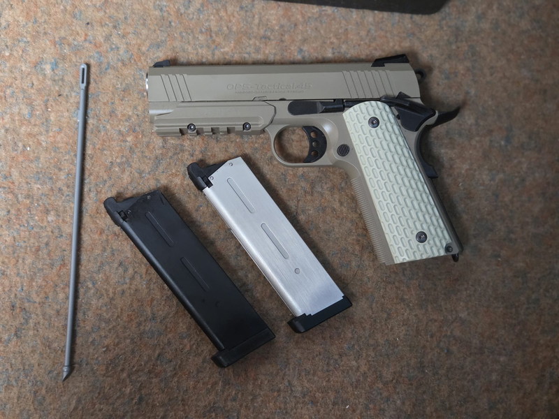Image 1 pour Nieuwe Tokyo Marui 1911 Desert warrior 4.3 GBB
