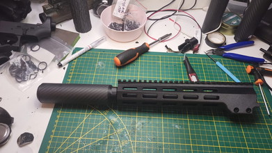 Image pour 3D printed handguard with outbarrel printed inside of it